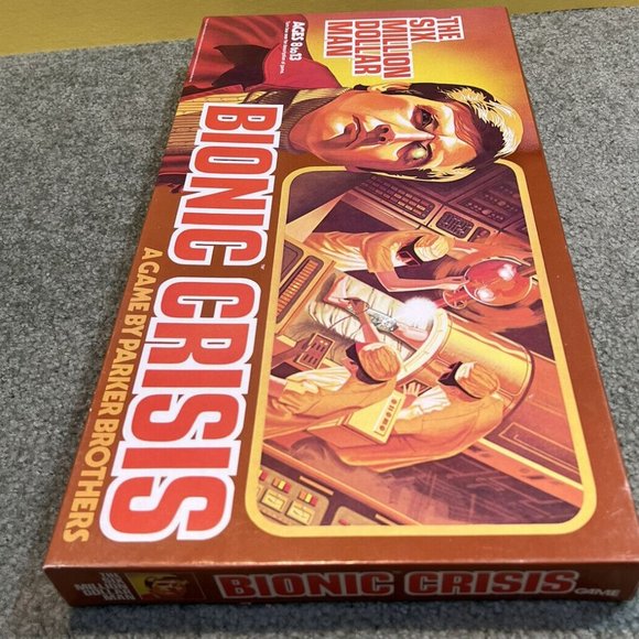 1975 Bionic Crisis Board Game Parker Brothers New Old Stock Brand New Sealed Mib - Picture 4 of 4